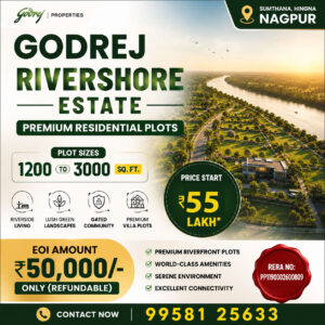Godrej rivershore estate banner nagpur new launch