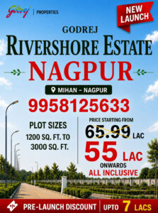 Godrej rivershore estate banner nagpur real estate for sale pre launch discount offer